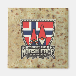 Norsk Ansikte Magnet