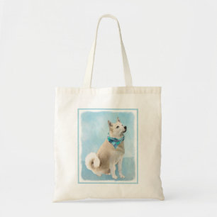 Norsk Buhund Painting - Cute Original Hund Art Tygkasse