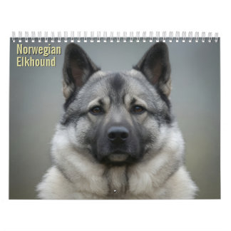 Norsk Elghund 2027 Väggkalender Kalender