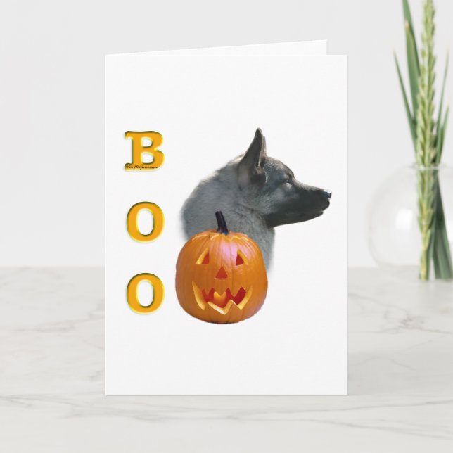 Norsk Elkhound Boo Kort (Framsida)