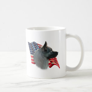 Norsk Elkhound flagga Kaffemugg