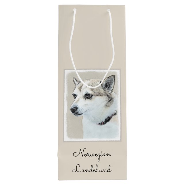 Norsk färg på undehund - Original Hund Art (Baksidan)