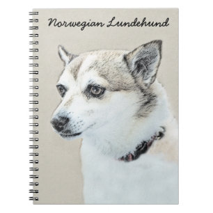 Norsk färg på undehund - Original Hund Art Anteckningsbok
