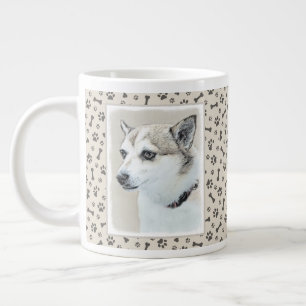 Norsk färg på undehund - Original Hund Art Jumbo Mugg
