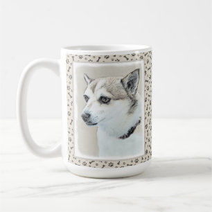 Norsk färg på undehund - Original Hund Art Kaffemugg
