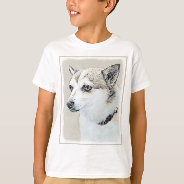 Norsk färg på undehund - Original Hund Art T Shirt (Framsida)