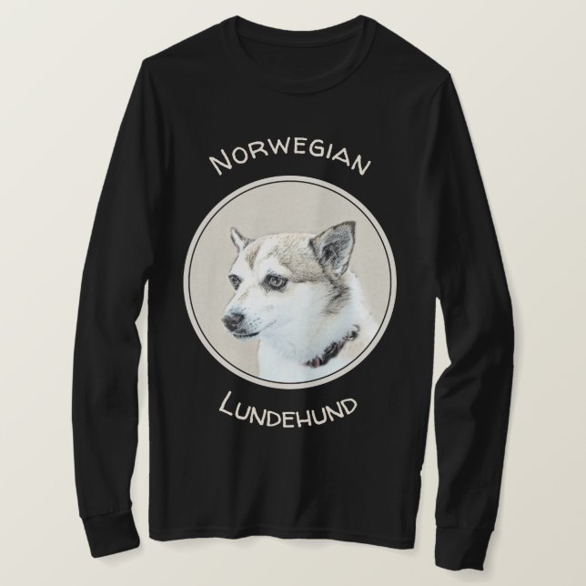 Norsk färg på undehund - Original Hund Art T Shirt (Design framsida)