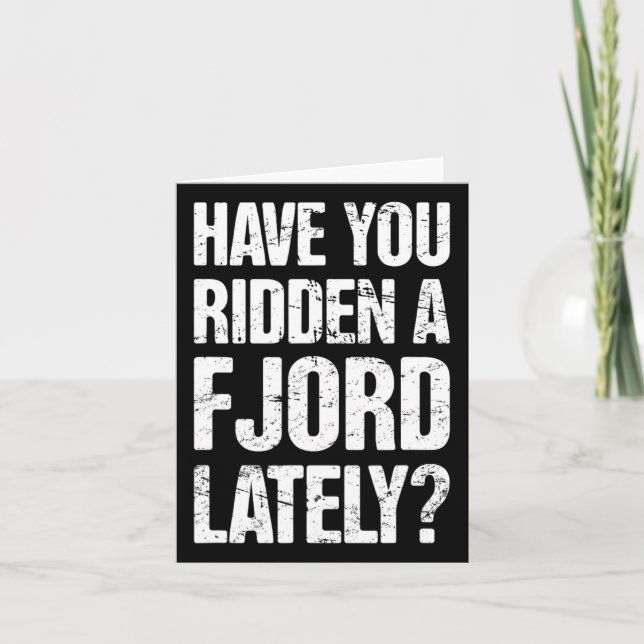 Norsk Fjord  Fjord Kort (Framsida)