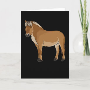 Norsk Fjord Horse Gift Kort