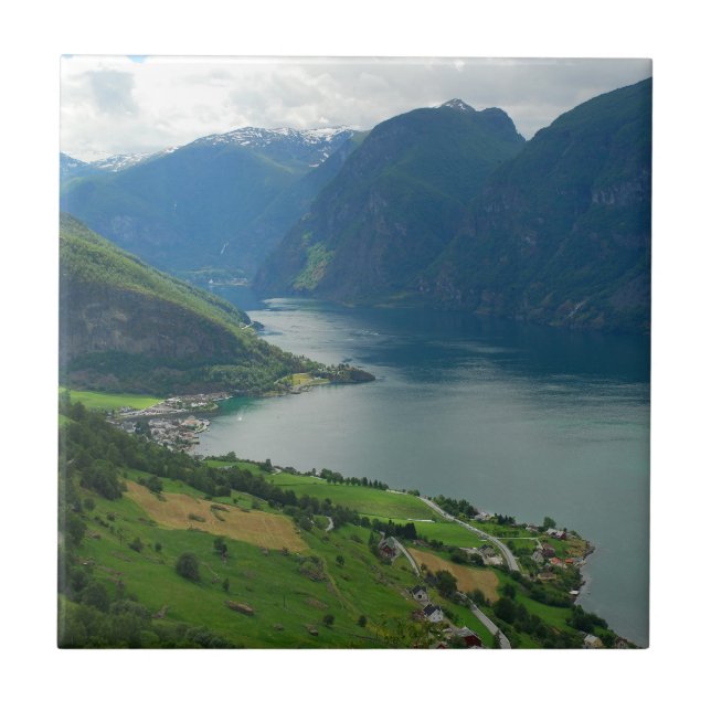 Norsk Fjord Kakelplatta (Framsidan)