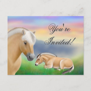 Norsk Fjordhästinbjudan Inbjudningar