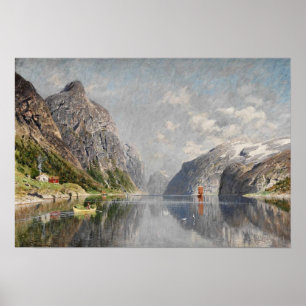 Norsk fjordlandskap poster