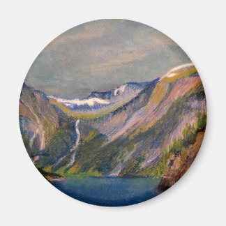 Norsk fjordsoljepastel magnet