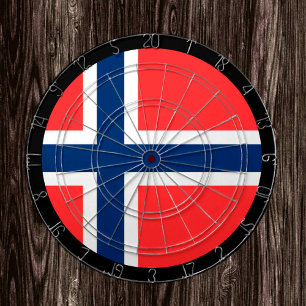 Norsk Flagga Dartboard & darts / sporten board Darttavla