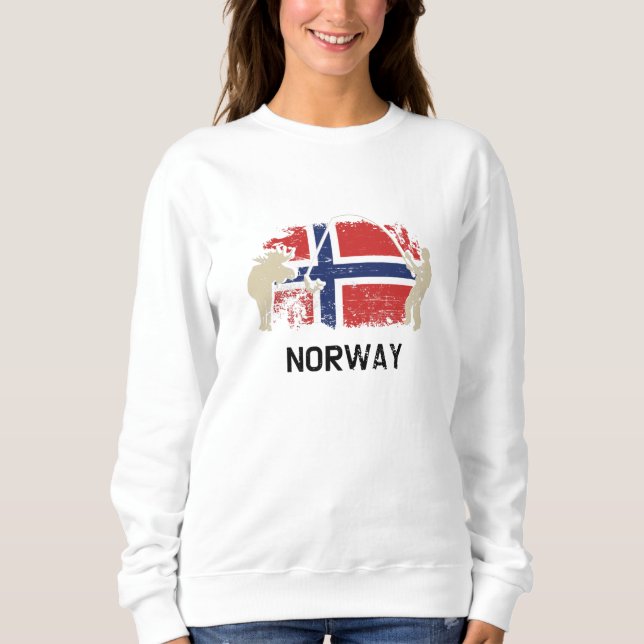 Norsk Flagga, Flagga T Shirt (Framsida)