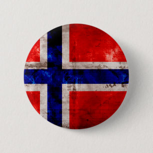 Norsk flagga knapp