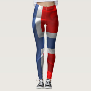 Norsk flagga leggings