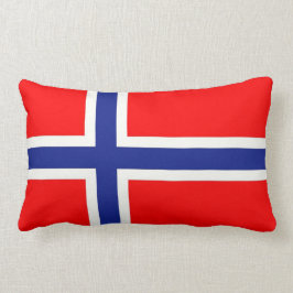 Norsk flagga lumbarkudde
