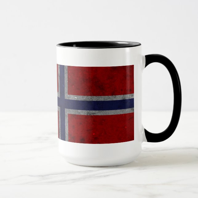 Norsk flagga mugg (Höger)