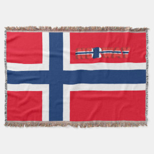 Norsk flagga mysfilt