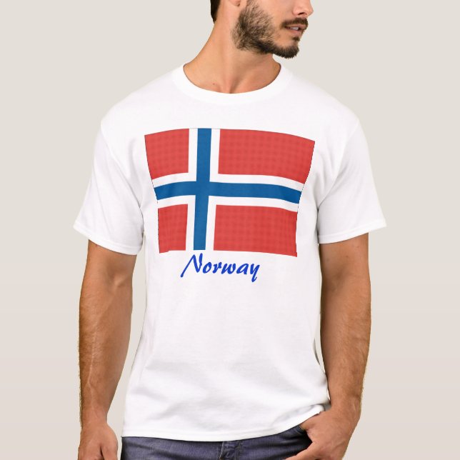 Norsk Flagga/Norge T-shirt (Framsida)