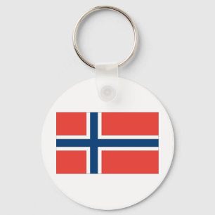 Norsk flagga nyckelring