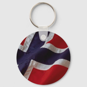 Norsk flagga nyckelring