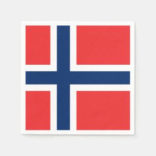 Norsk flagga pappersservett