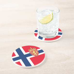 Norsk flagga underlägg sandsten