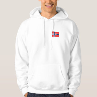 Norsk flaggaskandinav hoodie