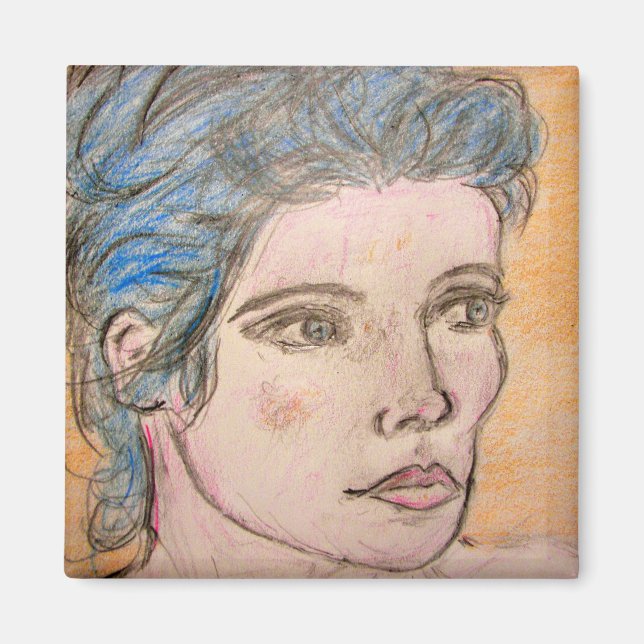 Norsk flicka magnet (Framsidan)