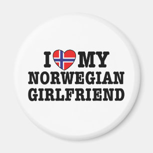 Norsk flickvän magnet