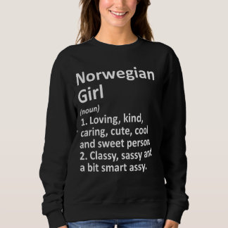 Norsk Girl Norge Funny Land Home Roots De T Shirt