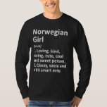Norsk Girl Norge Funny Land Home Roots De T Shirt<br><div class="desc">Norsk Norge för flickor,   för Land hemrötter</div>