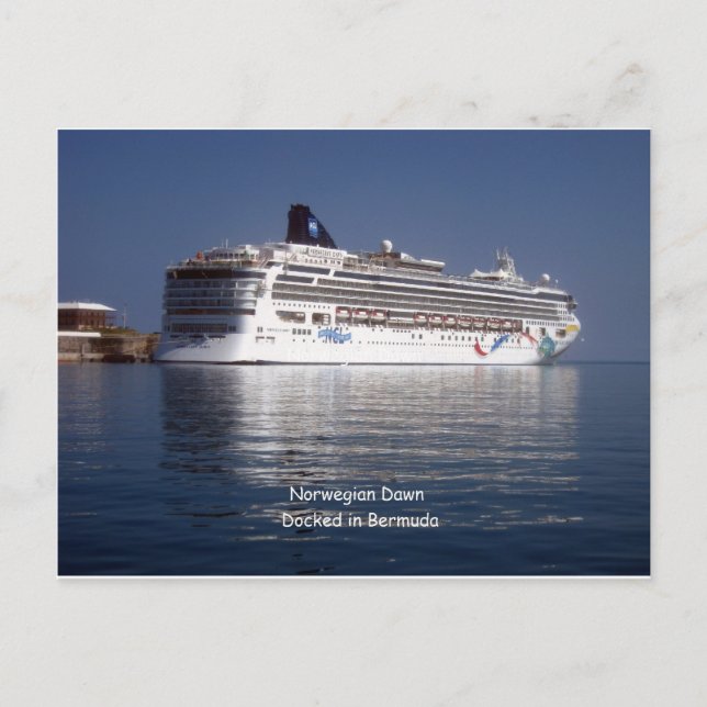 Norsk gryning i Bermuda Vykort (Framsida)