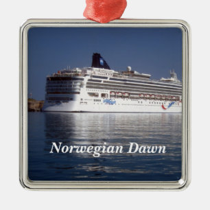 Norsk gryning julgransprydnad metall