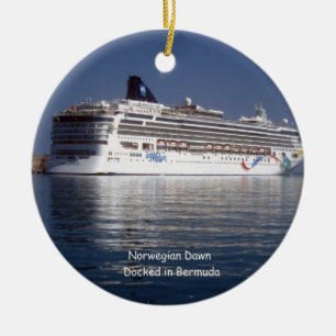 Norsk gryningsdockan #2 julgransprydnad keramik