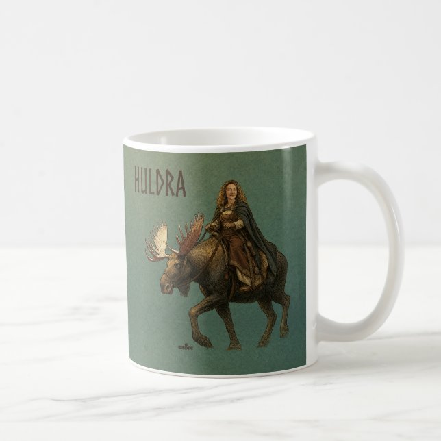 Norsk Huldra Skogskvinna Kaffemugg (Höger)