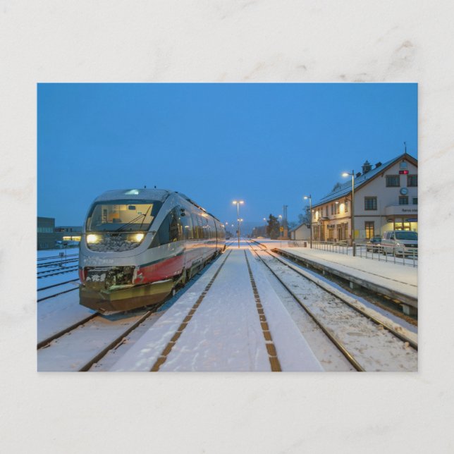 Norsk järnvägsvagn BM 93-06 Vykort (Framsida)