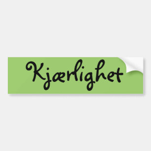 Norsk kärlek bildekal