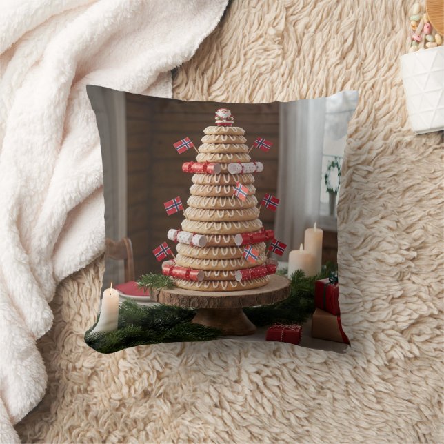 Norsk Kransekake, kudde (Filt)