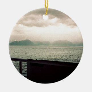 Norsk kryssning julgransprydnad keramik