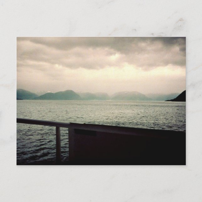 Norsk kryssning vykort (Framsida)