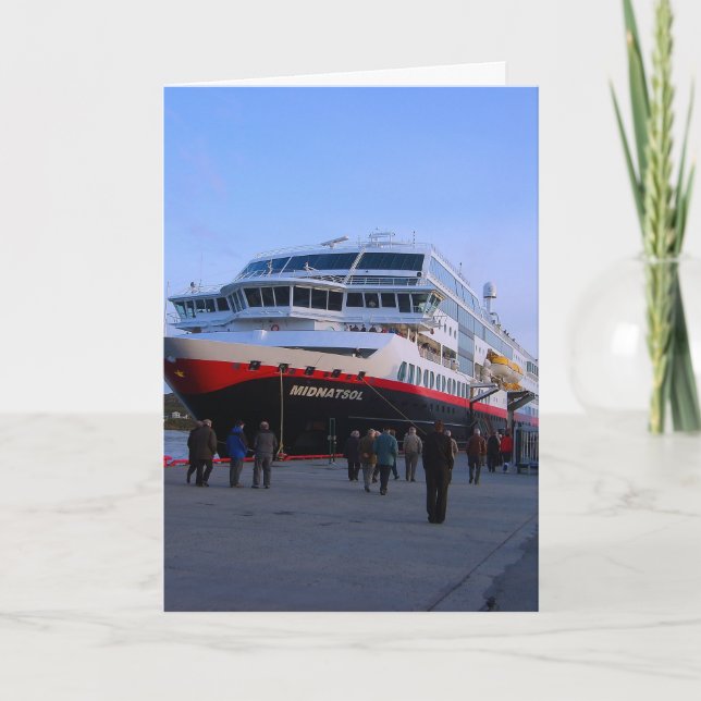 Norsk kryssningfrakt kort (Framsida)