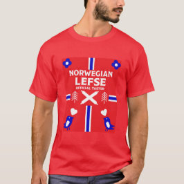 Norsk Lefse Flatbröd Förkläde T Shirt
