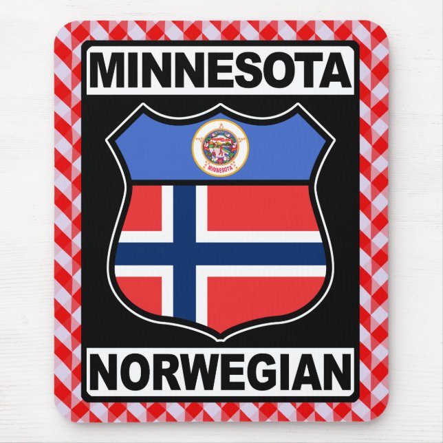 Norsk Minnesotan American Mousemat Musmatta (Framsidan)