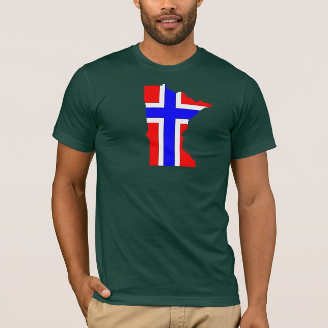 Norsk Minnesotan T-shirt (Framsida)