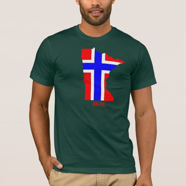 Norsk Minnesotan Tee (Framsida)