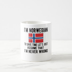 Norsk Norge för arv Kaffemugg