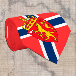 Norsk Norge för Flagga och affärsverksamhet, resor Slips